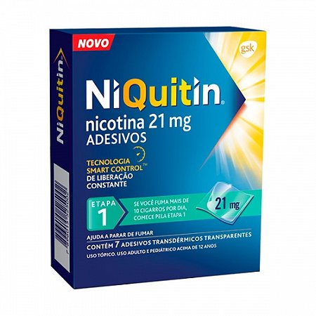 Niquitin 21mg 7 adesivos