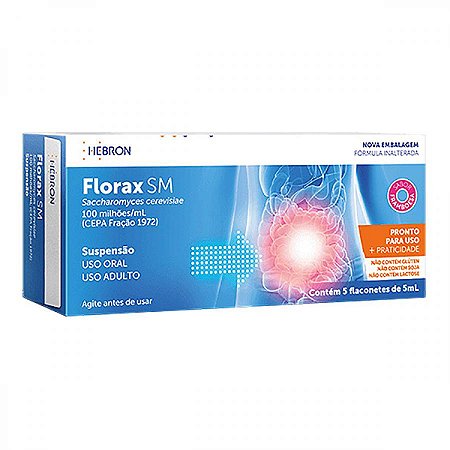 Florax-sm adulto com 5 flaconetes 5ml