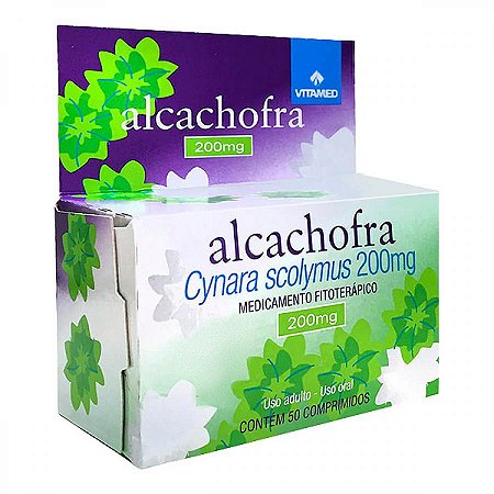 Alcachofra 200mg 50cp vitamed