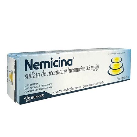 Neomicina-nemicina pomada 20g bunker