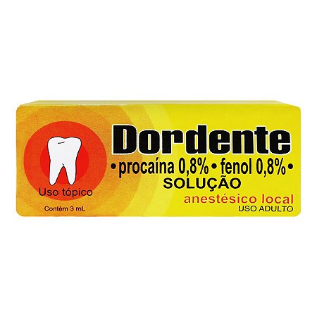 Dordente flaconete 3ml de solucao