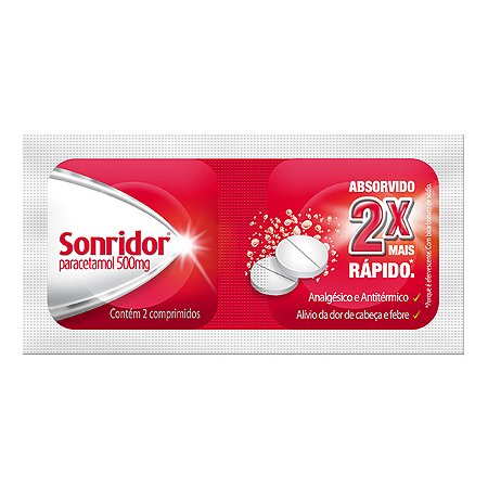 Sonridor com 2 comprimidos