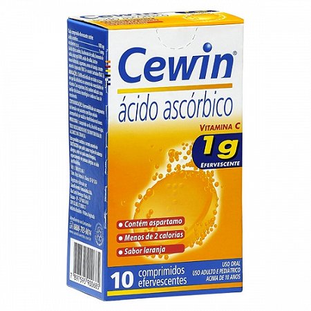 Cewin 1g 10 comprimidos efervescentes