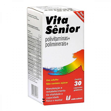 Vita senior com 30 comprimidos