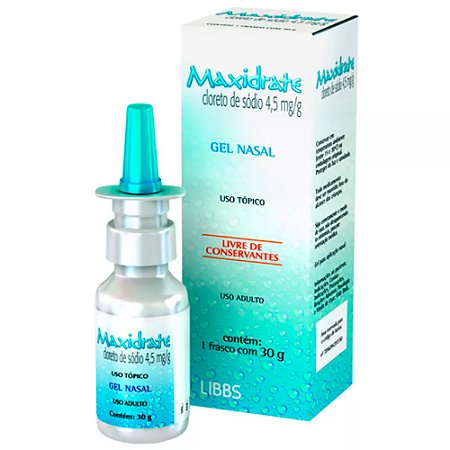 Maxidrate gel nasal 30g 060