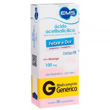 Acido acetilsalicilico 100mg 30 comprimidos