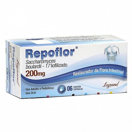 Repoflor 200mg 6 comprimidos