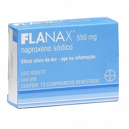 Flanax 550mg com 10 comprimidos