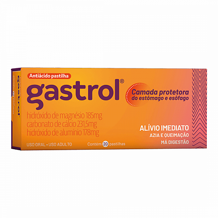 Gastrol com 20 pastilhas