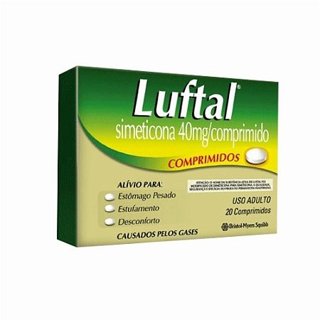Luftal 40mg 20 comprimidos
