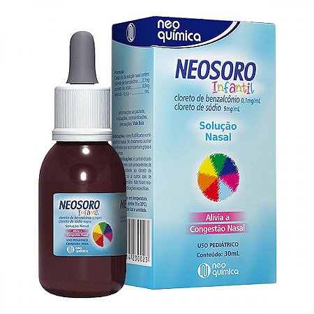 Neosoro solucao nasal infantil 30ml