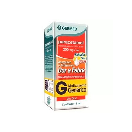 Paracetamol bebe gotas sabor cereja 100mg/ml 15ml