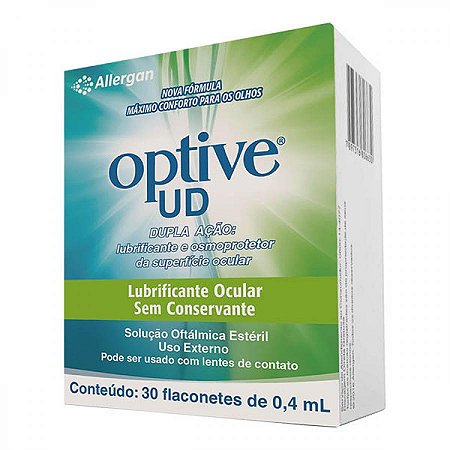 Optive ud com 30 flaconetes 0,4ml