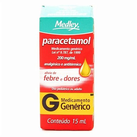 Paracetamol bebe gotas sabor cereja 100mg/ml 15ml