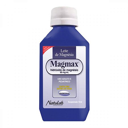 Leite de magnesia magmax tradicional 100ml