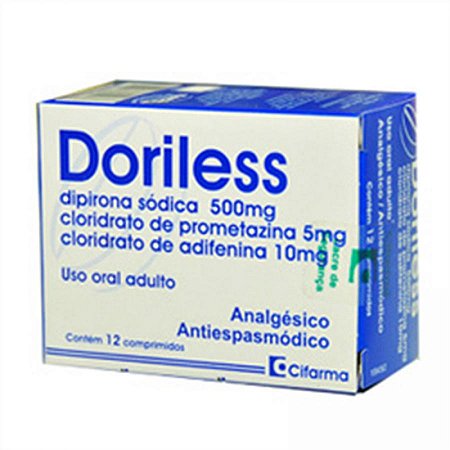 Doriless com 12 comprimidos