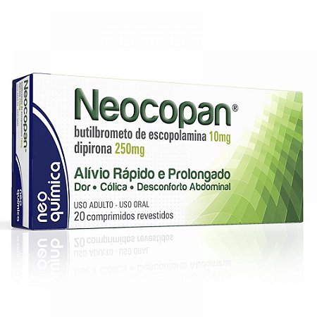 Neocopan com 20 comprimidos