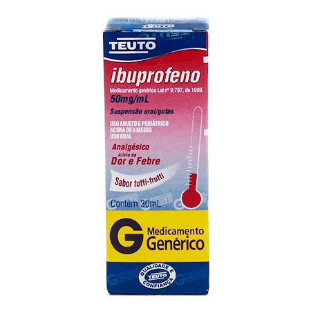 Ibuprofeno 50mg gotas 30ml