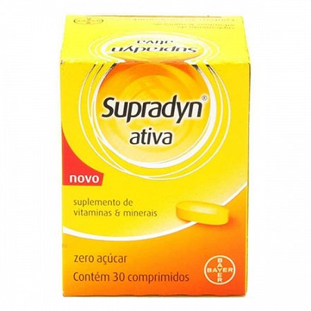 Supradyn ativa com 30 comprimidos