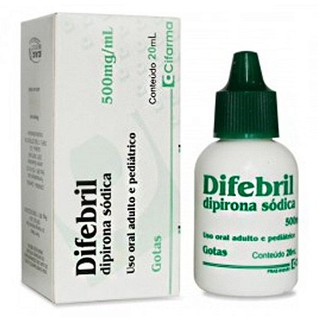 Difebril 500mg gotas 20ml