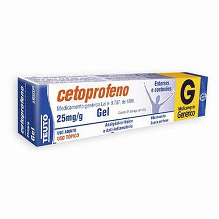 Cetoprofeno 25mg gel 30g