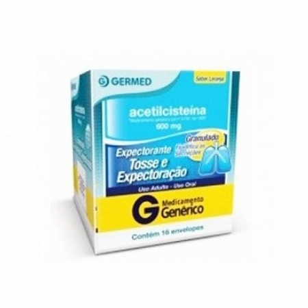 Acetilcisteina 600mg com 16 envelopes