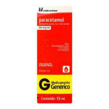 Paracetamol 200mg gotas 15ml