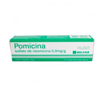 Neomicina pomicina 3,5mg pomada 20g