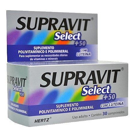 Supravit select + 50 com 30 capsulas