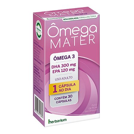Omega mater com 30 capsulas