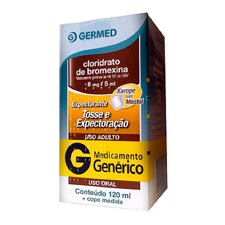Cloridrato de bromexina adulto 120ml