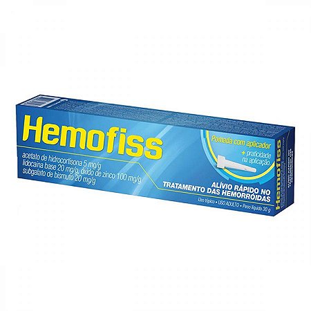 Hemofiss pomada 30g com 1 aplicador
