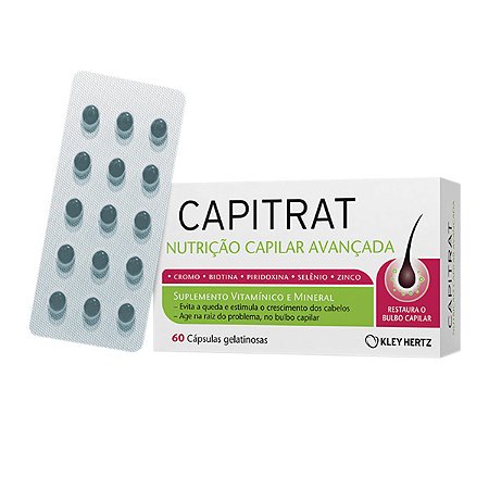 Capitrat nutricao capilar avancada 60 capsulas