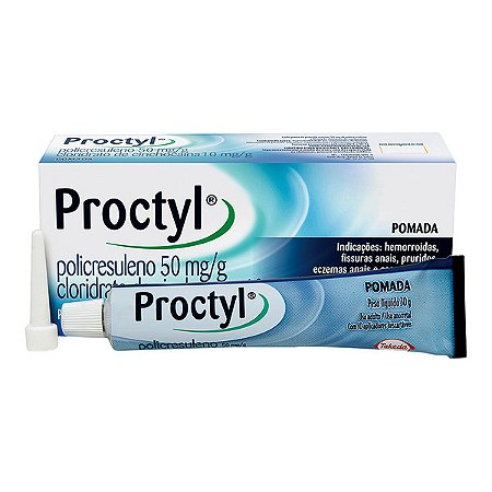 Proctox h pomada 30g com 10 aplicadores multilab