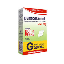 Paracetamol 750mg 20cp gn mdq