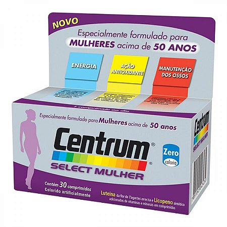 Centrum select mulher 30 comprimidos