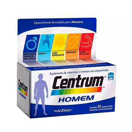 Centrum homem 30 comprimidos