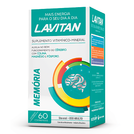 Lavitan memoria 60 comprimidos