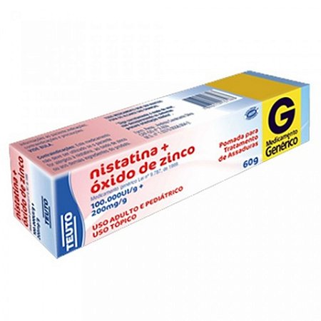 Nist oxido zinco 60g pda gteu
