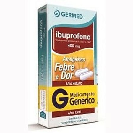 Ibuprofeno 400mg com 10 comprimidos