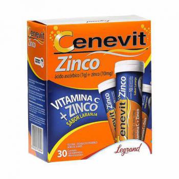 Cenevit zinco 1g 30 comprimidos efervescentes