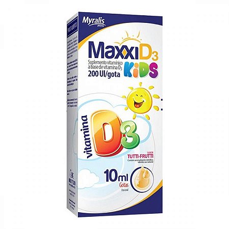 Maxxi d3 kids 200ui gotas 10ml