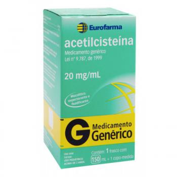 Acetilcisteina 20mg  xarope infantil 150ml