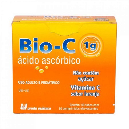 Bio c 1g 30 comprimidos efervescentes