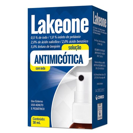 Lakeone solucao spray antimicotica de 30ml