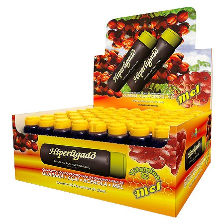 Hiperligado sabor mel com 1 flaconete