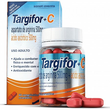 Targifor c 500 + 500mg 60 comprimidos
