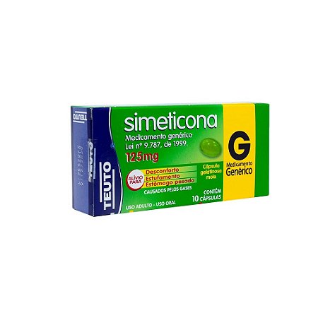 Simeticona 125mg 10 capsulas
