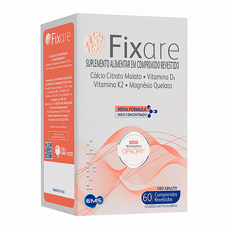 Fixare com 60 comprimidos