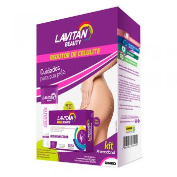 Kit lavitan beauty 60 capsulas + creme redutor de celulite